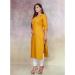 Picture of Exquisite Rayon Golden Rod Kurtis & Tunic