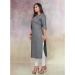 Picture of Marvelous Rayon Slate Grey Kurtis & Tunic