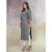 Picture of Marvelous Rayon Slate Grey Kurtis & Tunic