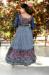 Picture of Wonderful Silk Midnight Blue Readymade Gown