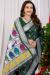 Picture of Fine Silk Sea Green Saree