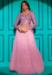 Picture of Well Formed Georgette Light Pink Readymade Lehenga Choli