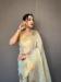 Picture of Grand Silk Pale Golden Rod Saree