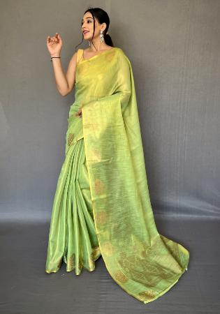 Picture of Taking Silk Dark Khaki Saree