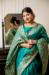 Picture of Shapely Silk Medium Turquoise Saree