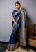 Picture of Excellent Silk Dark Slate Blue Saree