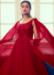 Picture of Admirable Silk Dark Red Readymade Gown