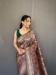 Picture of Ravishing Silk Silver Saree