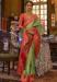 Picture of Comely Silk Dark Khaki Saree