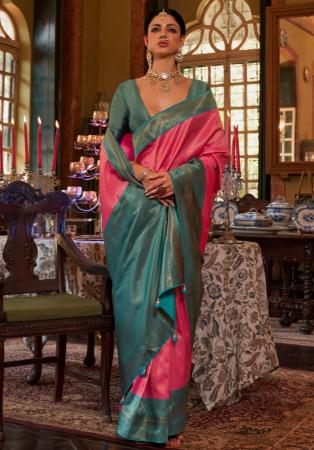 Picture of Ravishing Silk Misty Rose Saree