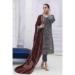 Picture of Georgette Dark Slate Grey Straight Cut Salwar Kameez