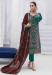 Picture of Georgette Sea Green Straight Cut Salwar Kameez