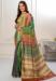 Picture of Excellent Crepe & Silk Dark Khaki Saree