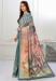 Picture of Graceful Crepe & Silk Dim Gray Saree