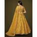 Picture of Good Looking Silk Golden Rod Lehenga Choli