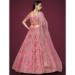 Picture of Statuesque Silk Rosy Brown Lehenga Choli