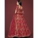 Picture of Delightful Silk Brown Lehenga Choli