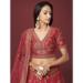 Picture of Delightful Silk Brown Lehenga Choli