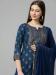 Picture of Rayon Dark Slate Blue Readymade Salwar Kameez