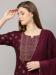 Picture of Good Looking Rayon Saddle Brown Readymade Salwar Kameez