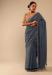 Picture of Lovely Chiffon Navy Blue Saree