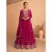 Picture of Statuesque Georgette Deep Pink Anarkali Salwar Kameez