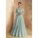 Picture of Beauteous Georgette Sky Blue Anarkali Salwar Kameez