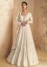 Picture of Grand Georgette White Anarkali Salwar Kameez