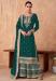 Picture of Georgette Dark Slate Grey Straight Cut Salwar Kameez