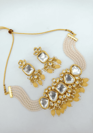 Picture of Ravishing Golden Rod Necklace Set