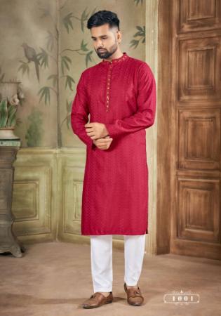 Picture of Admirable Crepe Indian Red Kurtas