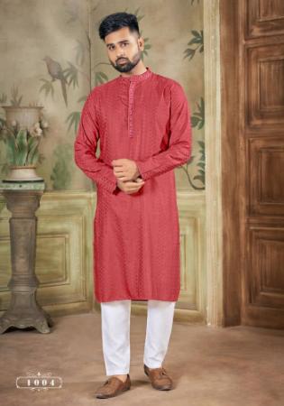 Picture of Superb Crepe Indian Red Kurtas