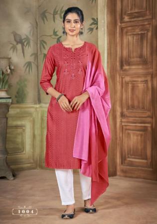 Picture of Lovely Cotton Light Coral Kurtis & Tunic