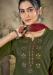 Picture of Amazing Cotton Dark Olive Green Kurtis & Tunic