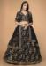 Picture of Well Formed Silk Black Lehenga Choli