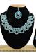 Picture of Taking Light Slate Grey Necklace Set