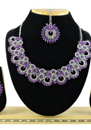 Picture of Good Looking Purple Necklace Set