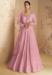 Picture of Wonderful Georgette Rosy Brown Anarkali Salwar Kameez