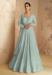 Picture of Georgette Dark Sea Green Anarkali Salwar Kameez