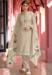 Picture of Fine Georgette Beige Straight Cut Salwar Kameez