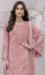 Picture of Georgette Rosy Brown Straight Cut Salwar Kameez