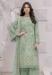 Picture of Georgette Dark Sea Green Straight Cut Salwar Kameez