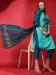 Picture of Rayon Medium Turquoise Readymade Salwar Kameez