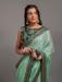 Picture of Grand Chiffon Dark Sea Green Saree