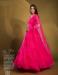 Picture of Crepe & Georgette & Organza Deep Pink Lehenga Choli