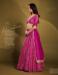 Picture of Crepe & Georgette & Organza Pale Violet Red Lehenga Choli