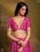 Picture of Crepe & Georgette & Organza Pale Violet Red Lehenga Choli