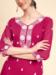 Picture of Statuesque Georgette Medium Violet Red Kurtis & Tunic