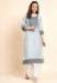 Picture of Classy Cotton Light Steel Blue Kurtis & Tunic