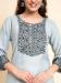 Picture of Classy Cotton Light Steel Blue Kurtis & Tunic